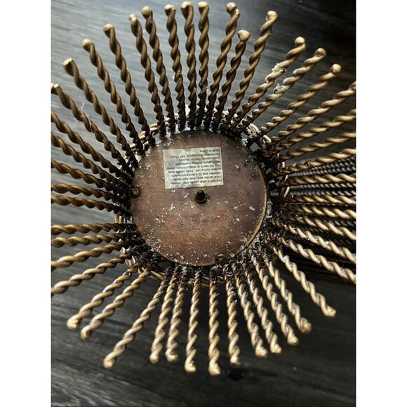 Vintage Metal Candle Holders Willow Wire Lot of 2 Decor Brown Gold - Picture 3 of 6